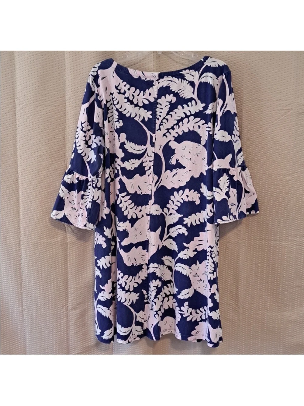(PLAY CONDITION) Lilly Pulitzer Tosha Dress - Galaxy Blue What The Shell - Picture 4 of 10